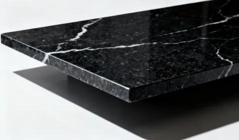 Hanstone Matterhorn dark quartz countertop collection