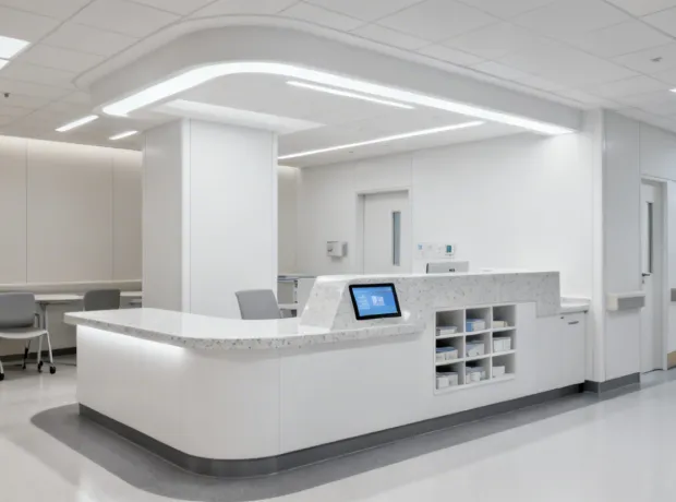 Hanstone Quartz healthcare facility application