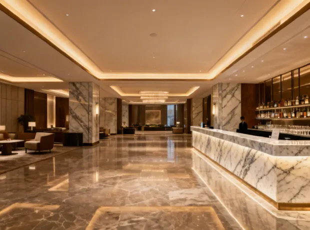 Hanstone Quartz hospitality hotel application